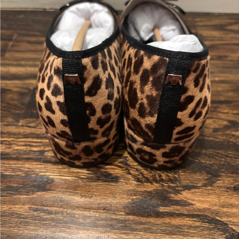 Birdies The Hummingbird 30 Heels- Leopard Calf Hair Print- Size 10- Retails $205 - Picture 5 of 7